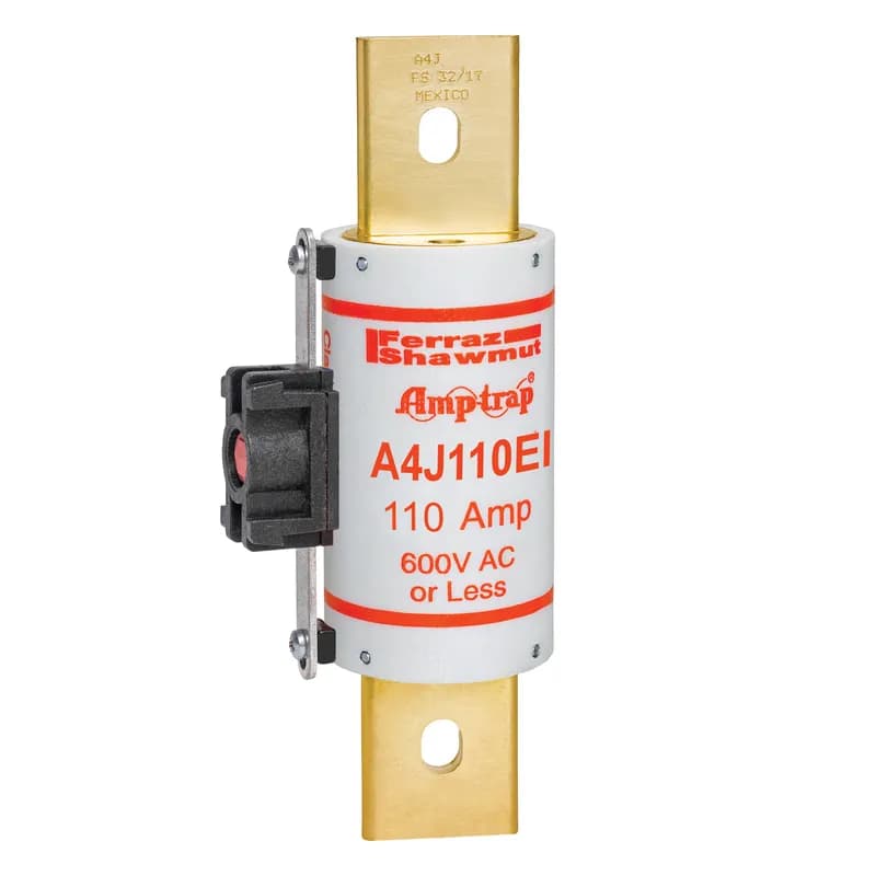 Fuse A4J - Class J - Fast-Acting 600VAC 300VDC 110A Blade EI Indicator Amp-Trap®