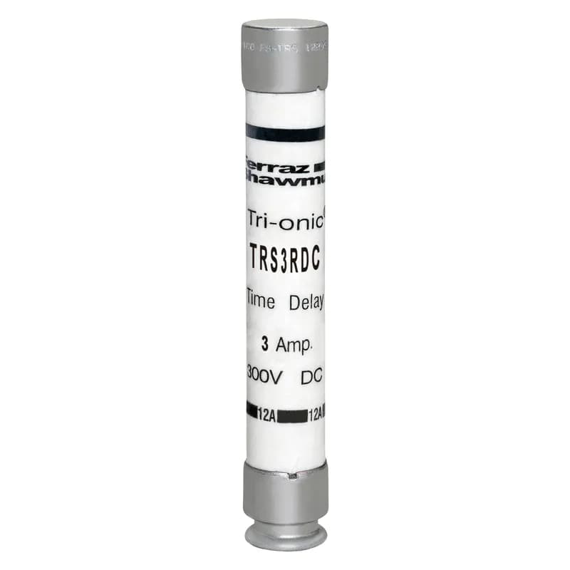 Fuse TRS-RDC - Class RK5 - Time-Delay 300VDC 3A Ferrule Tri-Onic®