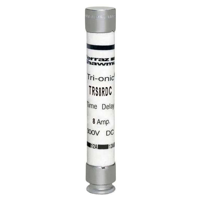 Fuse TRS-RDC - Class RK5 - Time-Delay 300VDC 8A Ferrule Tri-Onic®