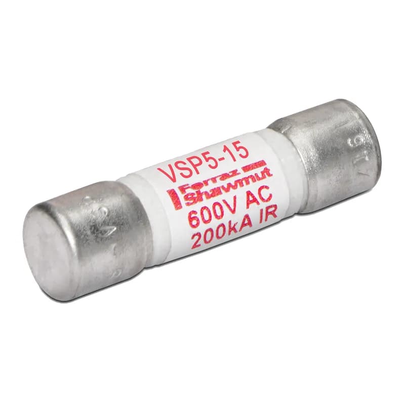 VSP MOV Fuses 600VAC Surge Capacity: 15kA Ferrule