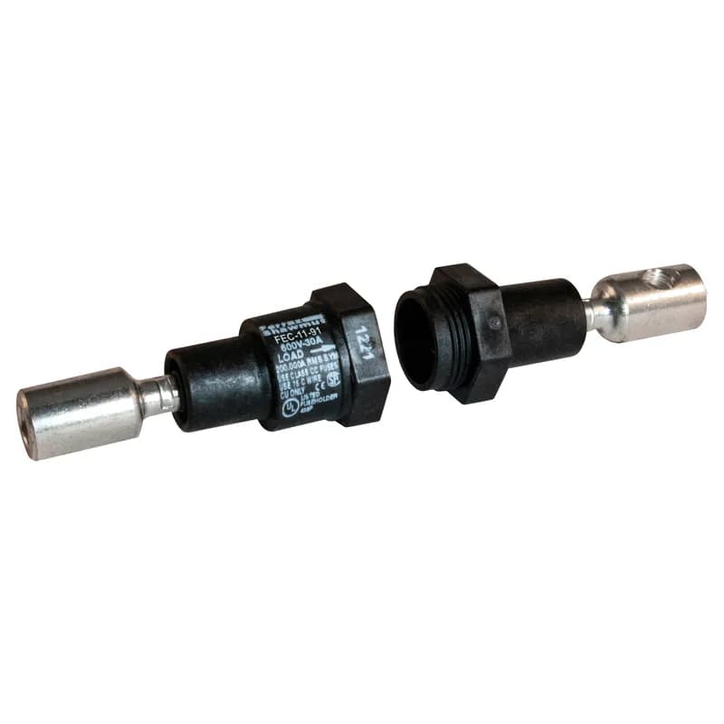 Fuse Block 600VAC 600VDC Class CC 30A 1-Pole 11-91 Crimp / Set Screw
