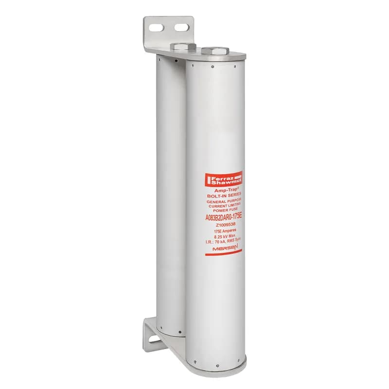 Medium Voltage E-Rated Fuse 8250VAC 175A Bolt-On, Series: DAR0 Visual Indicator Amp-Trap®