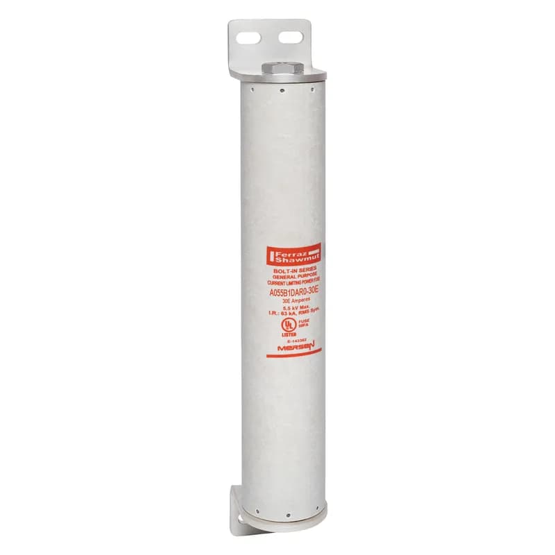 Medium Voltage E-Rated Fuse 5500VAC 30A Bolt-On, Series: DAR0 Visual Indicator Amp-Trap®