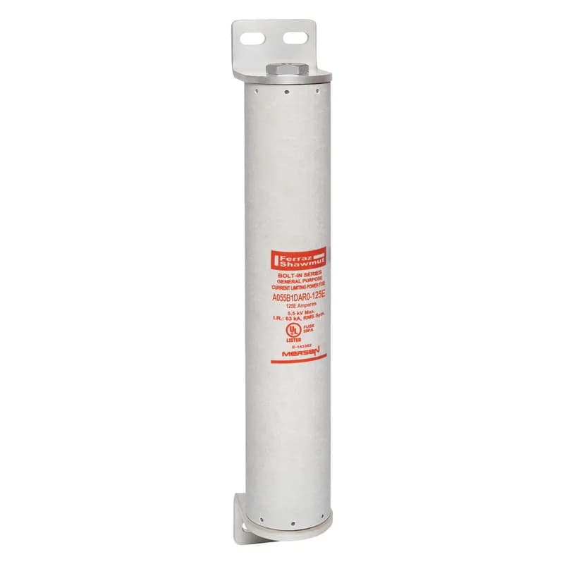 Medium Voltage E-Rated Fuse 5500VAC 125A Bolt-On, Series: DAR0 Visual Indicator Amp-Trap®