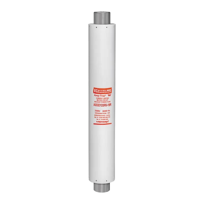Back-Up R-Rated Medium Voltage Fuse 3.3 kV DIN Mount Motor 19R Visual Indicator