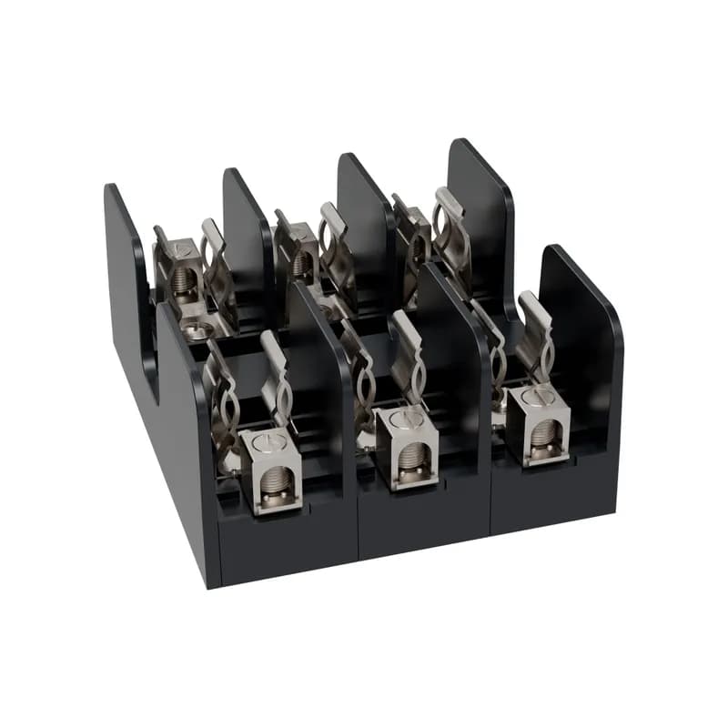 Fuse Block 250VAC 250VDC Class H/K 60A 3-Pole Copper Box
