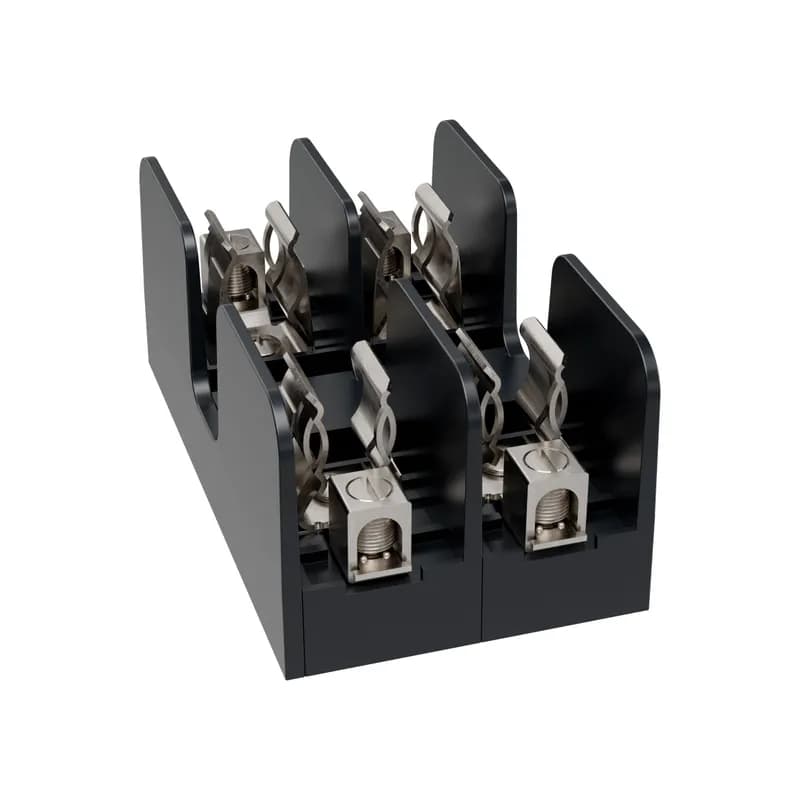 Fuse Block 250VAC 250VDC Class H/K 60A 2-Pole Copper Box