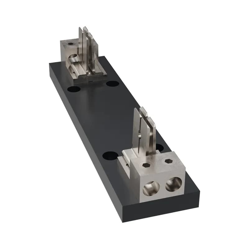 Fuse Block 600VAC 600VDC Class H/K 400A 1-Pole Copper Box In-Line Clip