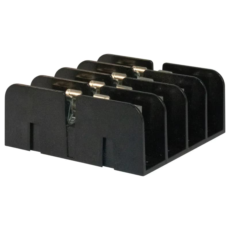 Fuse Block 300VAC 300VDC Class T 30A 4-Pole Copper Box