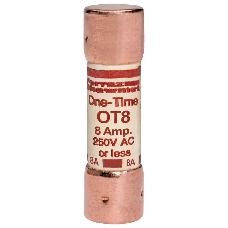 Fuse OT - Class K5 - Fast-Acting 250VAC 250VDC 8A Ferrule Amp-Trap®