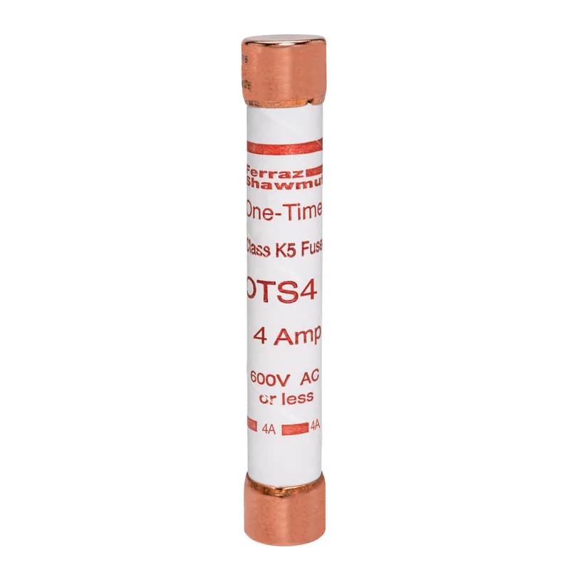 Fuse OTS - Class K5 - Fast-Acting 600VAC 300VDC 4A Ferrule Amp-Trap®