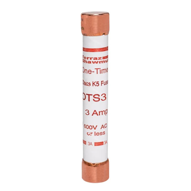 Fuse OTS - Class K5 - Fast-Acting 600VAC 300VDC 3A Ferrule Amp-Trap®
