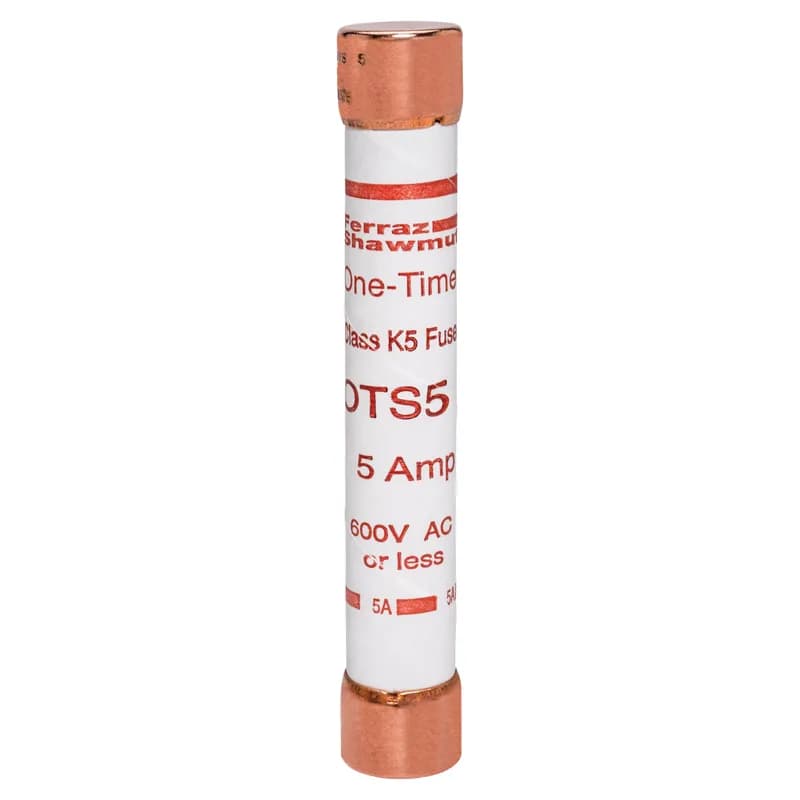 Fuse OTS - Class K5 - Fast-Acting 600VAC 300VDC 5A Ferrule Amp-Trap®