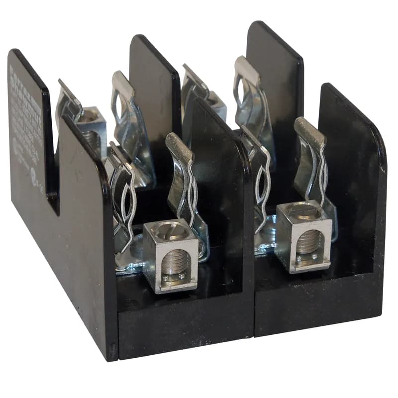 Fuse Block 600VAC 600VDC Class J 60A 2-Pole Box with Reinforced Clip