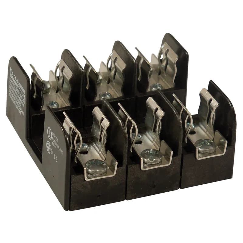 Fuse Block 250VAC 250VDC Class H/K 30A 3-Pole Screw