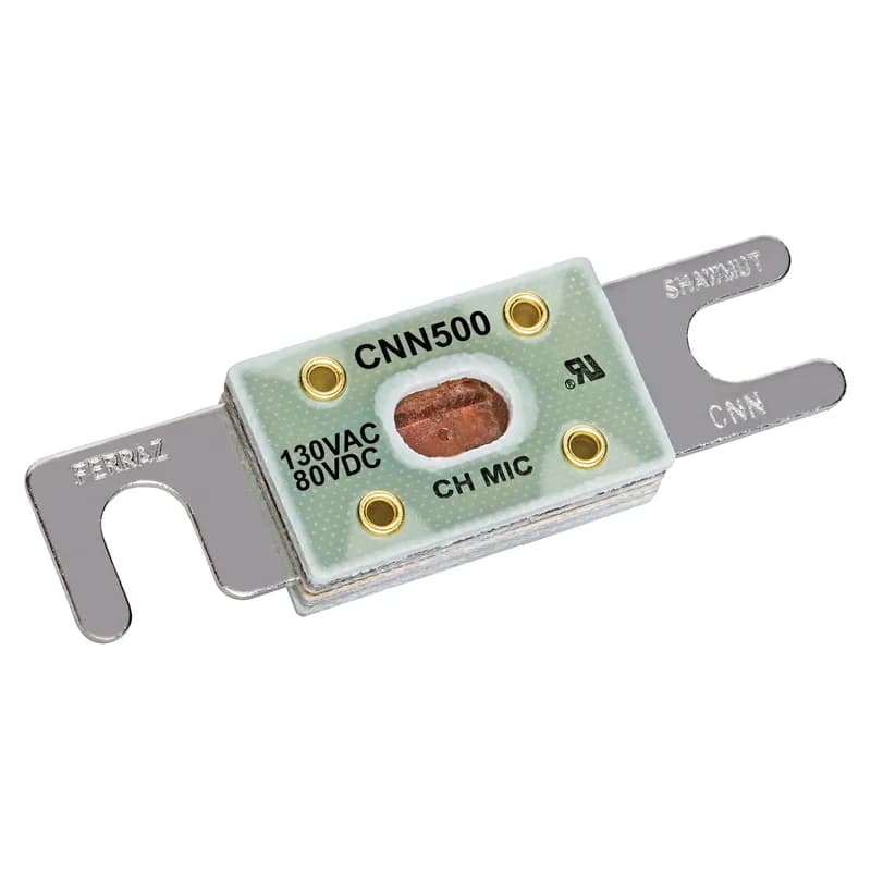 Forklift Truck UL CNN Fuses 130VAC 80VDC 500A Fast-Acting Blade Visual Indicator
