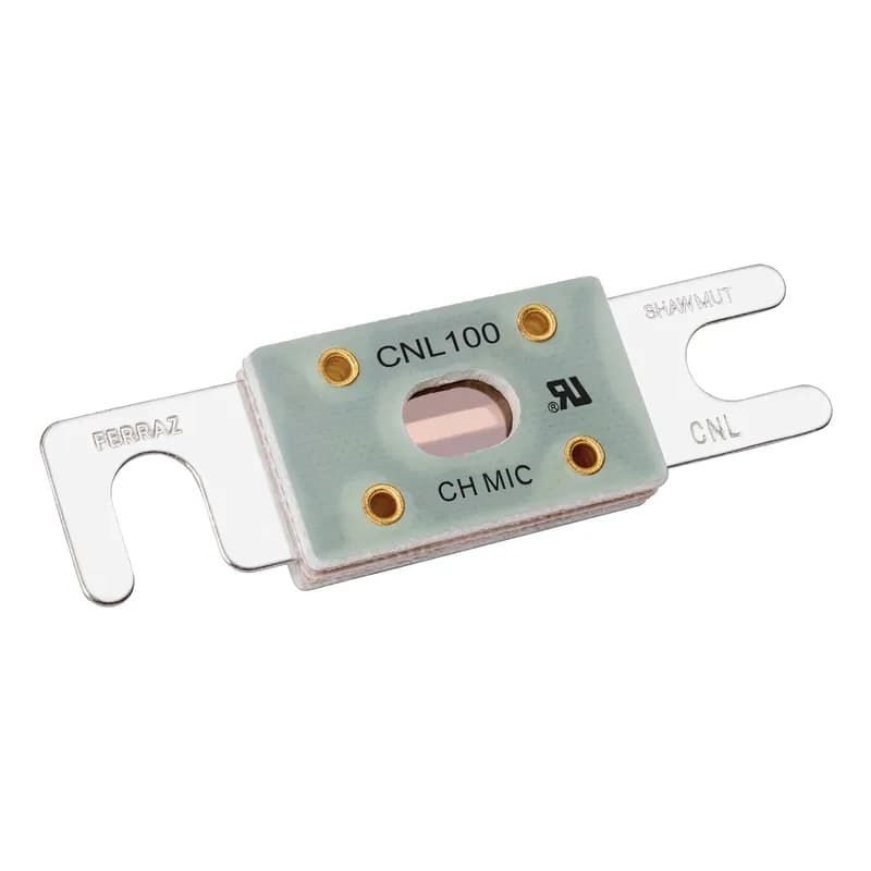 Forklift Truck UL CNL Fuses 80VDC 100A Time Delay Blade Visual Indicator
