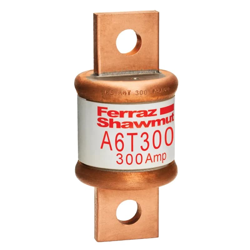 Fuse A6T - Class T - Fast-Acting 600VAC 300VDC 300A Blade Amp-Trap®