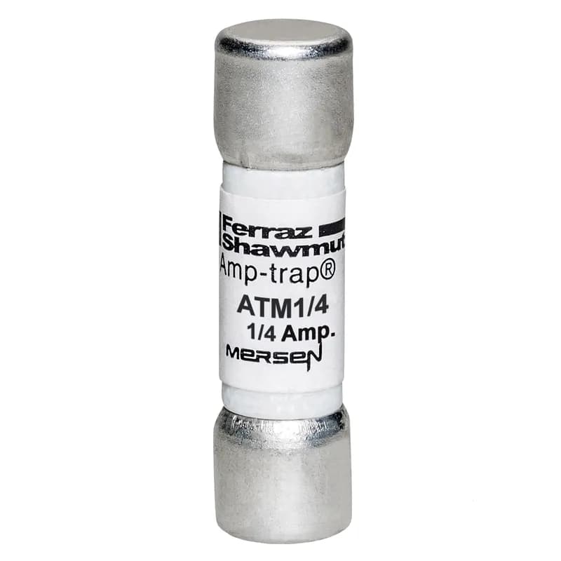 Fuse ATM - Midget - Fast-Acting 600VAC 600VDC 0.25A Ferrule Amp-Trap®