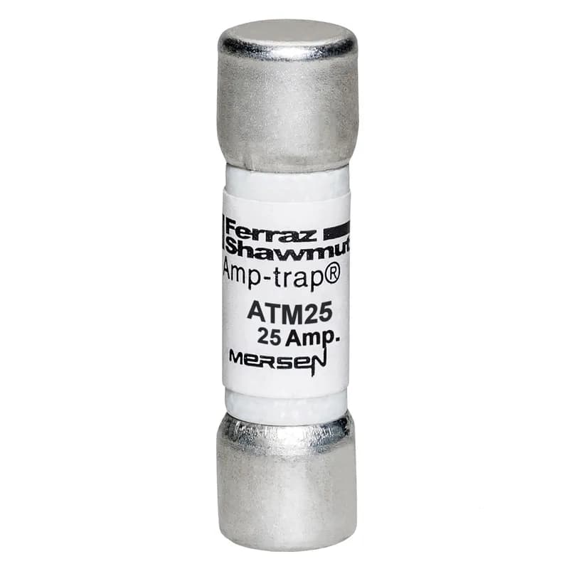 Fuse ATM - Midget - Fast-Acting 600VAC 600VDC 25A Ferrule Amp-Trap®