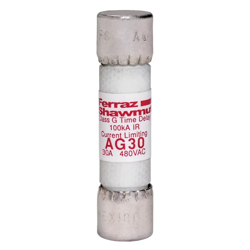 Fuse AG - Class G 480VAC 30A Time Delay Ferrule Amp-Trap®