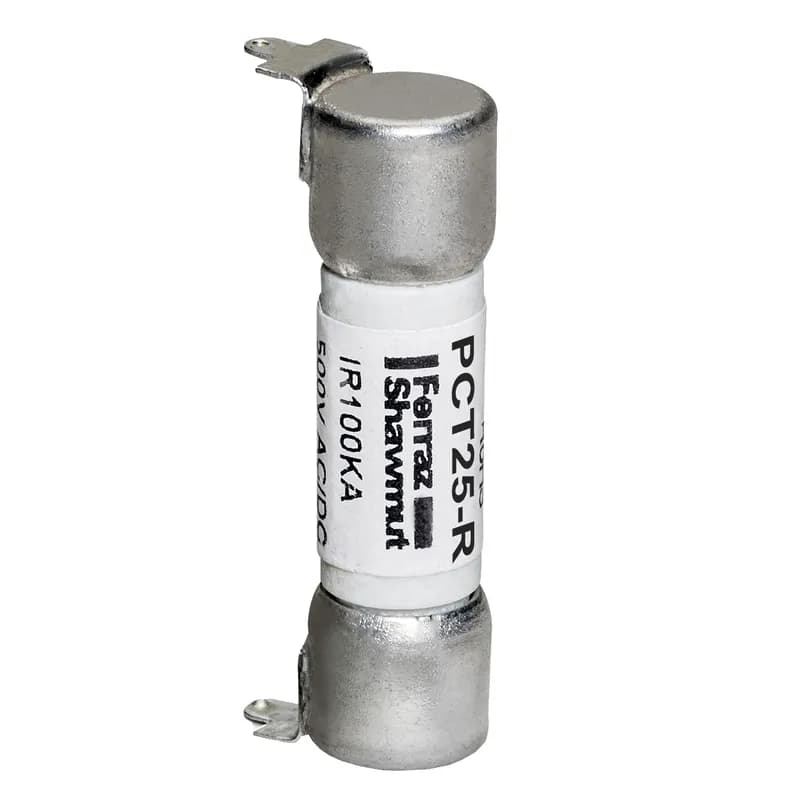 Fuse PCT - Midget - Time-Delay 500VAC 25A Slot Mount