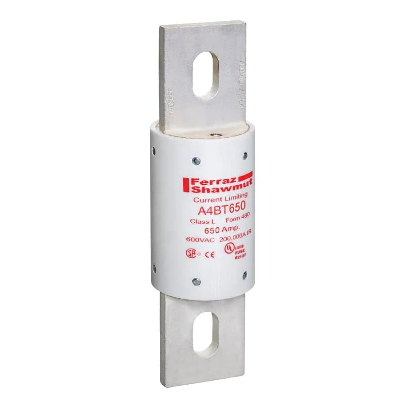 Fuse A4BT - Class L - Time-Delay 600VAC 500VDC 650A Blade Amp-Trap®