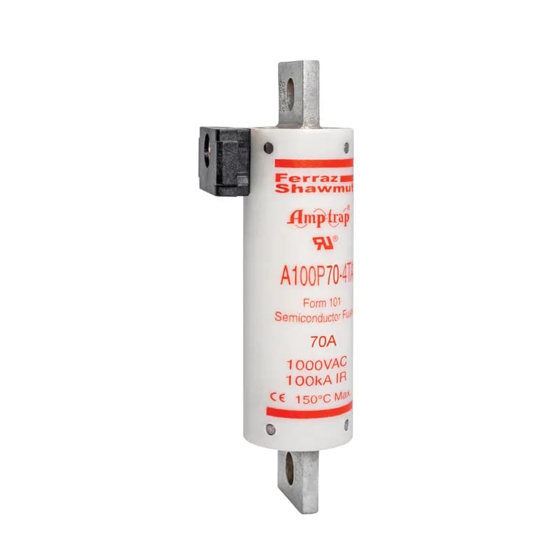 High Speed Fuse Amp-Trap® A100P 1000VAC 750VDC 70A Bolted Blade TA Indicator