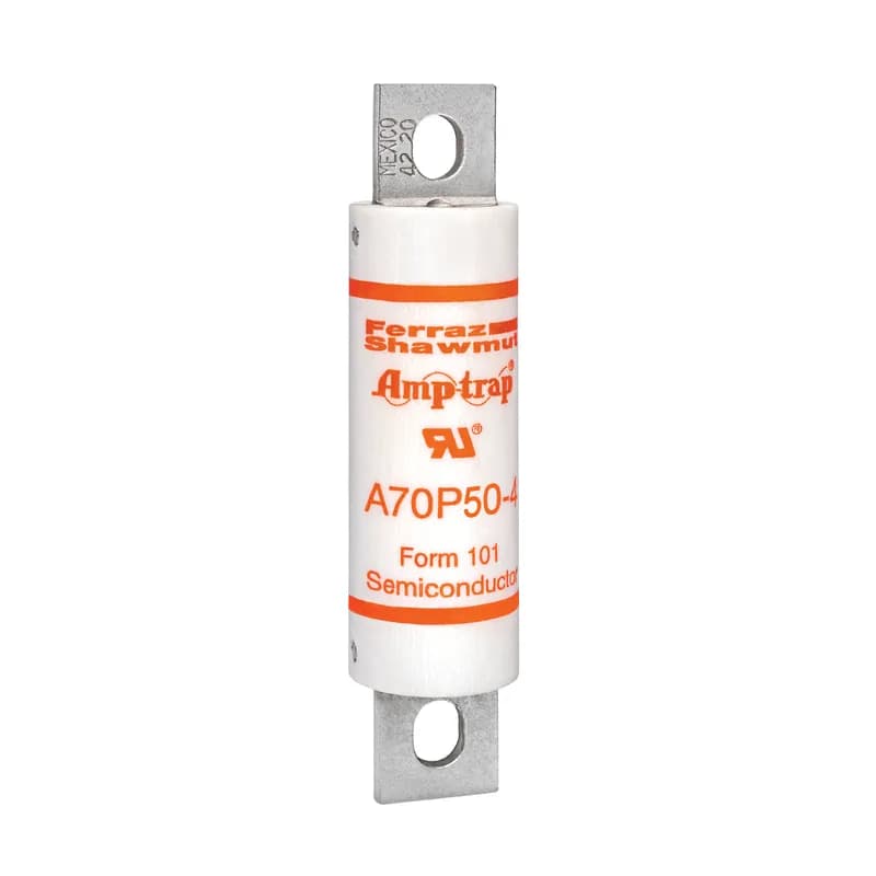 Mersen A70P50-4 - High Speed Fuse Amp-Trap® A70P 700VAC 650VDC 50A Bolted Blade