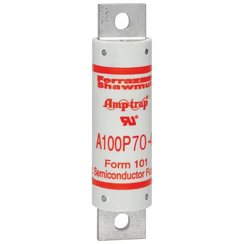 Mersen A100P70-4 - High Speed Fuse Amp-Trap® A100P 1000VAC 750VDC 70A Bolted Blade