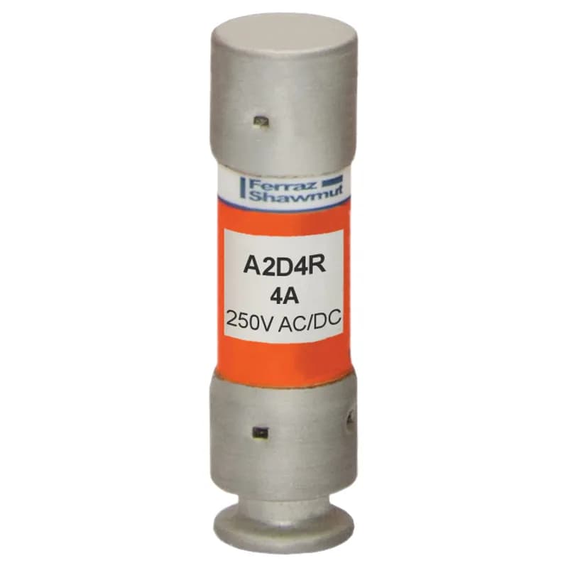 Fuse A2D-R - Class RK1 - Time-Delay 250VAC 250VDC 4A Ferrule Amp-Trap 2000®