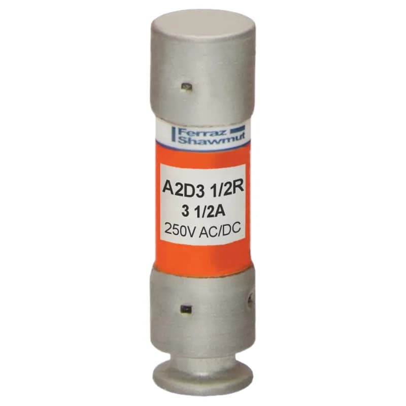 Fuse A2D-R - Class RK1 - Time-Delay 250VAC 250VDC 3.5A Ferrule Amp-Trap 2000®