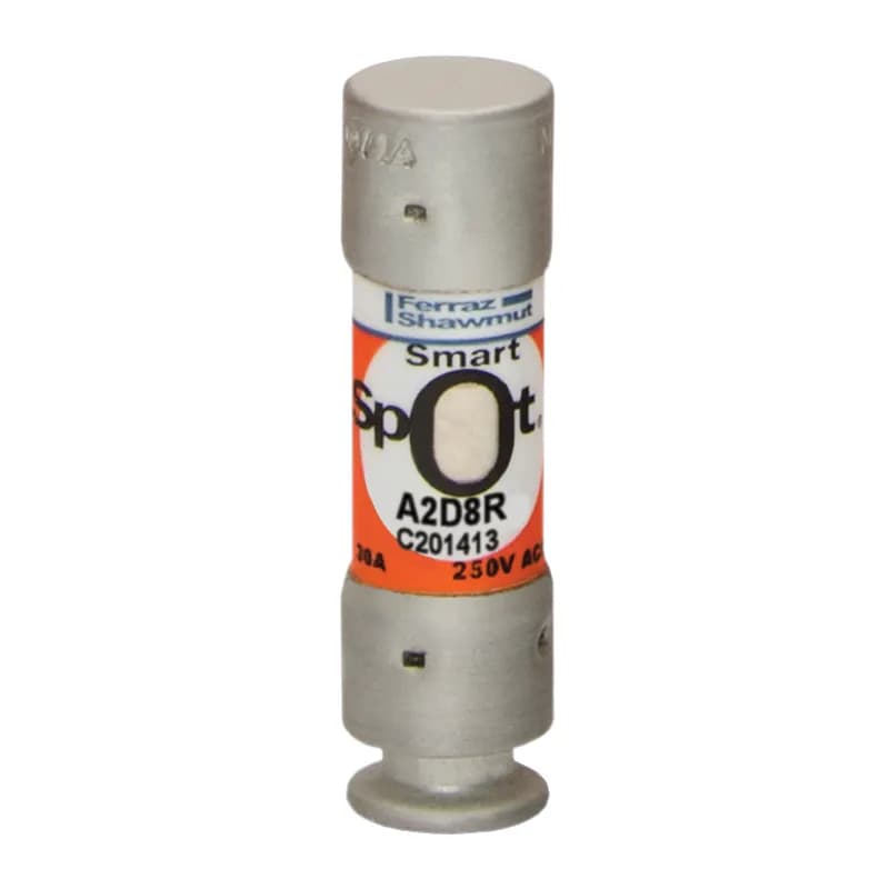 Fuse A2D-R - Class RK1 - Time-Delay 250VAC 250VDC 8A Ferrule SmartSpot® Amp-Trap 2000®