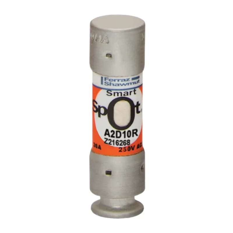 Fuse A2D-R - Class RK1 - Time-Delay 250VAC 250VDC 10A Ferrule SmartSpot® Amp-Trap 2000®