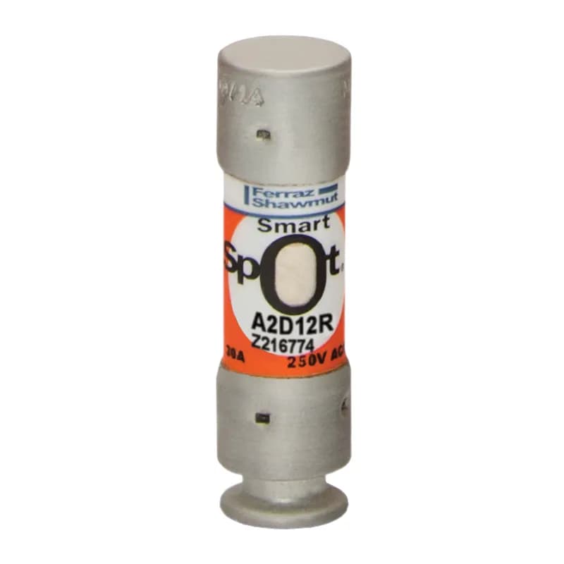 Fuse A2D-R - Class RK1 - Time-Delay 250VAC 250VDC 12A Ferrule SmartSpot® Amp-Trap 2000®