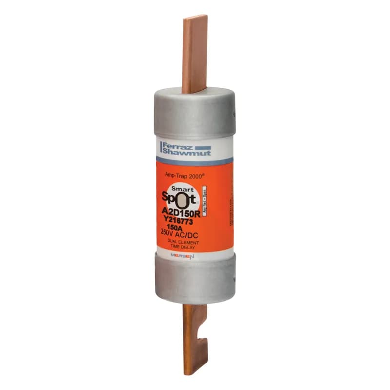 Mersen A2D150R - Fuse A2D-R - Class RK1 - Time-Delay 250VAC 250VDC 150A Blade SmartSpot® Amp-Trap 2000®