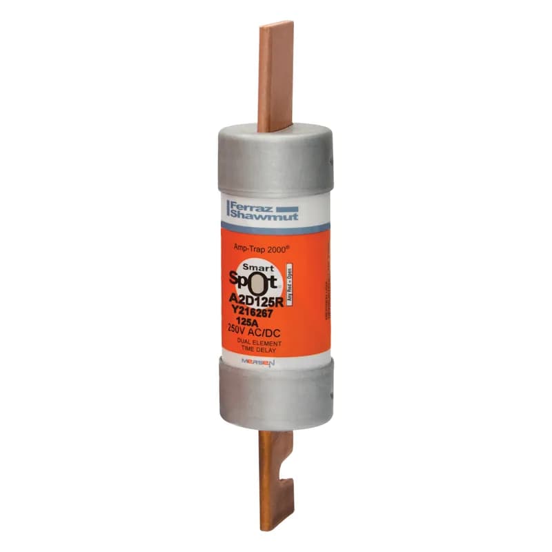 Fuse A2D-R - Class RK1 - Time-Delay 250VAC 250VDC 125A Blade SmartSpot® Amp-Trap 2000®