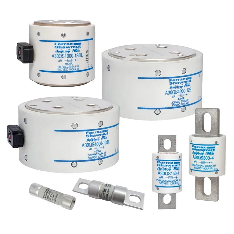 High Speed Fuse Amp-Trap® A30QS 300VAC 300VDC 5000A Hockey Puck, Bolt-In
