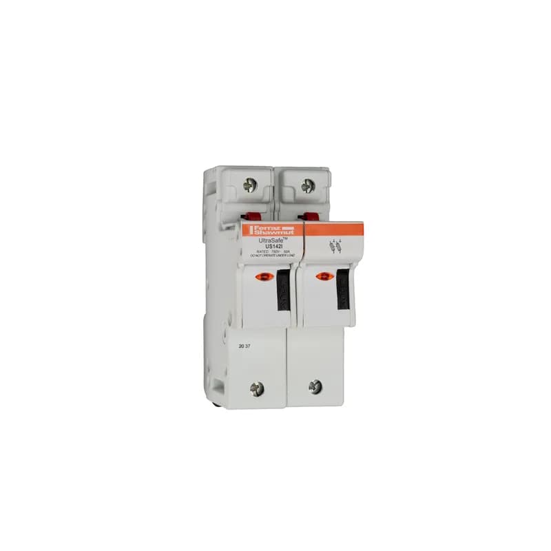 Fuse Holder UltraSafe™ 800VAC 1000VDC UL Fuse size 14x51 2-Pole Visual Indicator Pressure Plate IP20