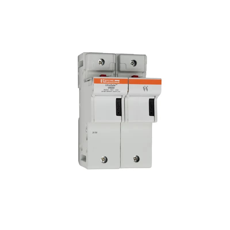 Fuse Holder UltraSafe™ 800VAC 1000VDC UL Fuse size 22x58 2-Pole Pressure Plate IP20 IP20