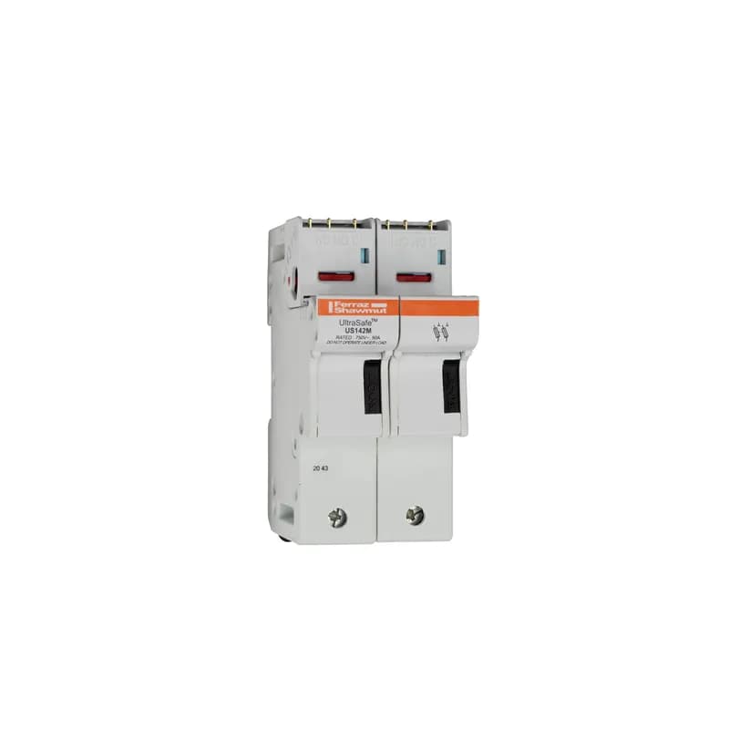 Fuse Holder UltraSafe™ 800VAC 1000VDC UL Fuse size 14x51 2-Pole Microswitch Pressure Plate IP20
