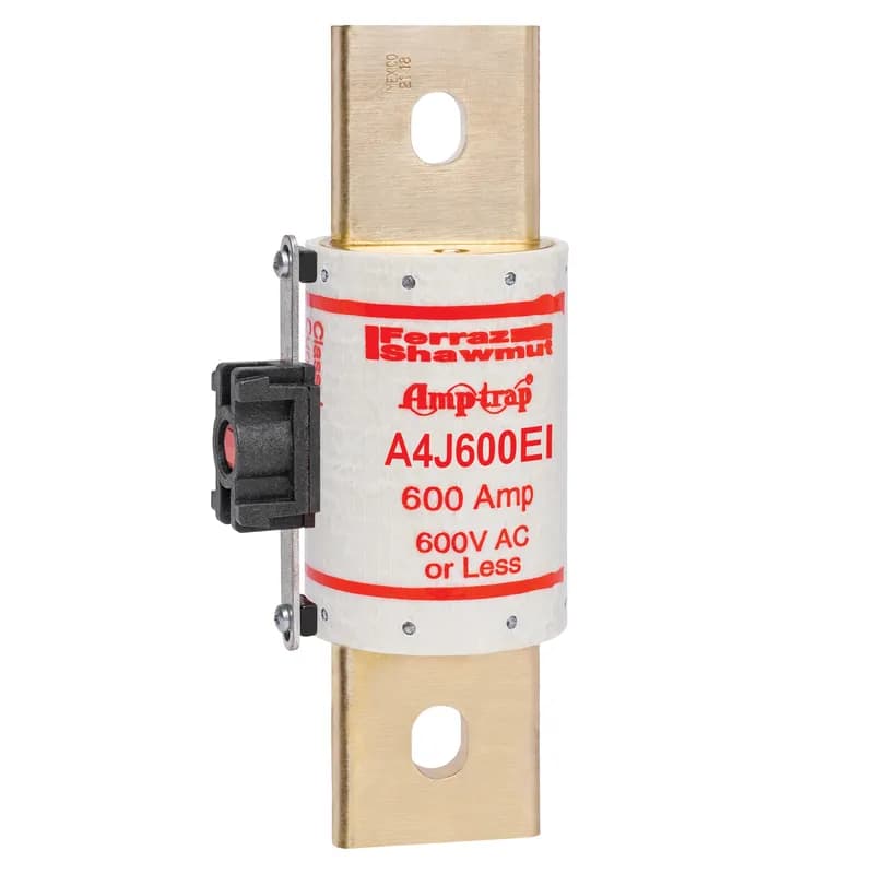 Fuse A4J - Class J - Fast-Acting 600VAC 300VDC 600A Blade EI Indicator Amp-Trap®