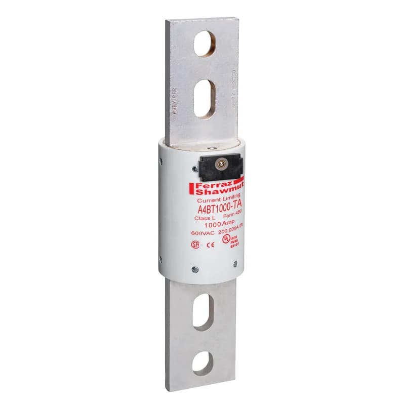 Fuse A4BT - Class L - Time-Delay 600VAC 500VDC 1000A Blade TA Indicator Amp-Trap®