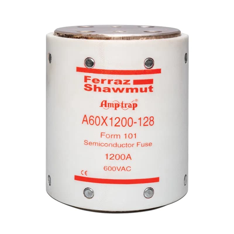 High Speed Fuse Amp-Trap® A60X 600VAC 1200A Hockey Puck, Bolt-In