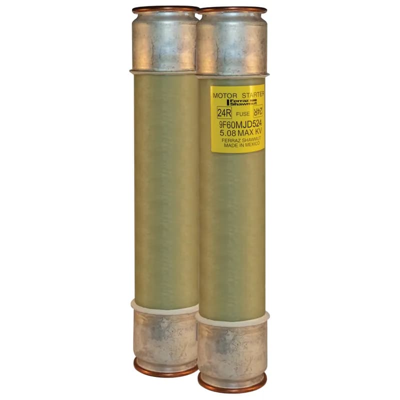 Back-Up R-Rated Medium Voltage Fuse 5080VAC 24R Mounting: Ferrule Style: MJD Visual Indicator Amp-Trap®