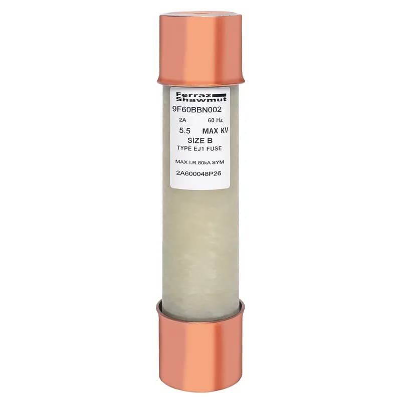 Medium Voltage Potential Transformer Fuse 5500VAC 2A Ferrule Series: BBN Amp-Trap®