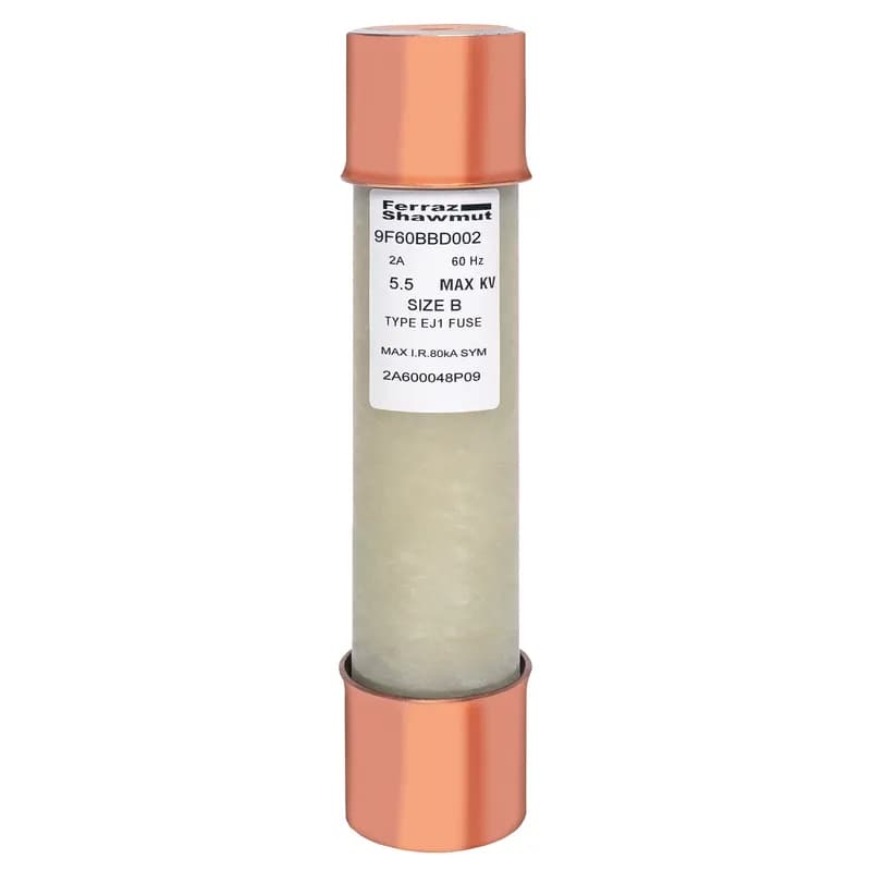 Medium Voltage Potential Transformer Fuse 5500VAC 2A Ferrule Series: BBD Visual Indicator Amp-Trap®