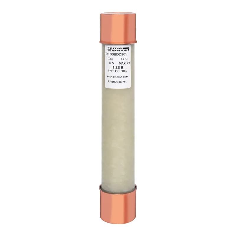 Medium Voltage Potential Transformer Fuse 5500VAC 0.5A Ferrule Series: BDD Visual Indicator Amp-Trap®