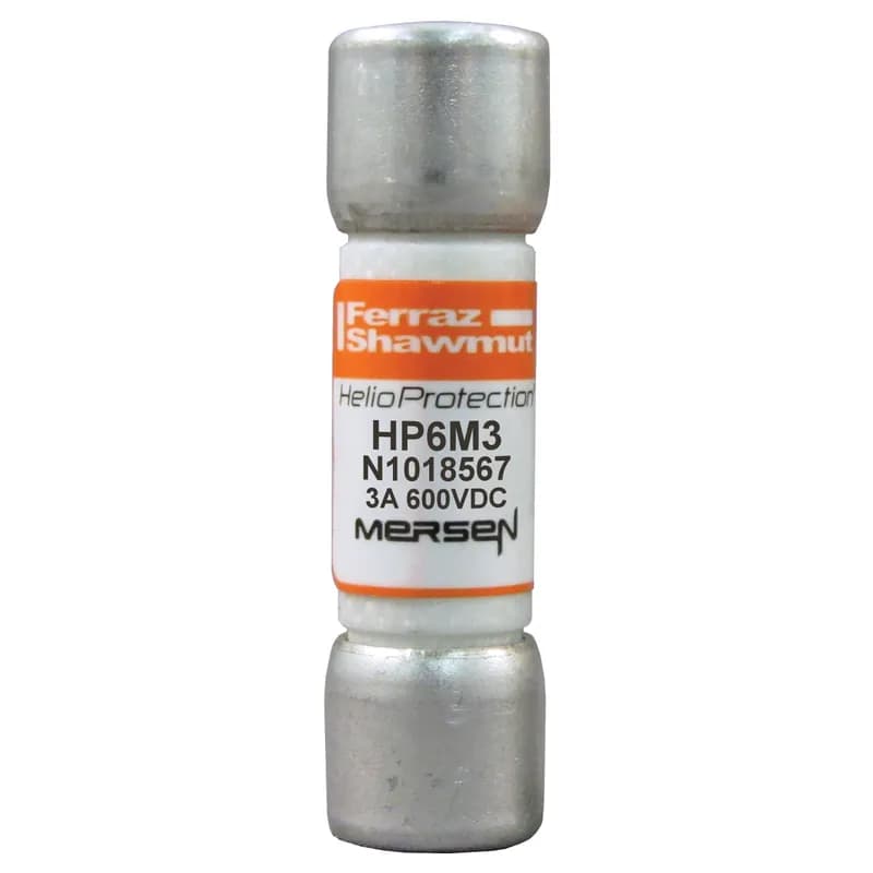 Photovoltaic fuse gPV 600VDC UL 3A With Ferrule For Clip
