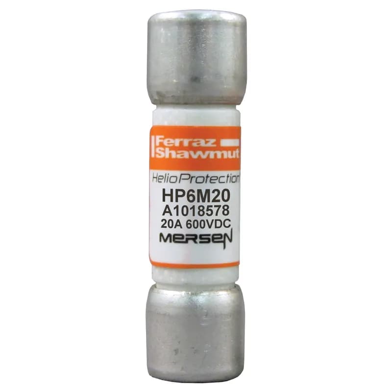 Photovoltaic fuse gPV 600VDC UL 20A With Ferrule For Clip